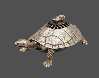 Vintage copperware, turtle stove for bringing in wealth and fortune, art gifts for her, gifts for colleagues, Mother's Day gifts