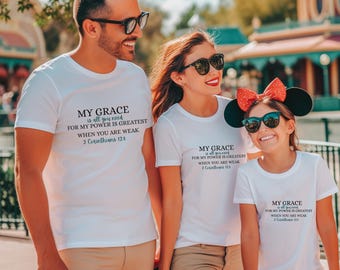 Inspirational Faith Tee Unisex Christian Verse Shirt Religious Gift Bible Quote Tee Faith Based Shirt Christian Apparel Women Men Gift