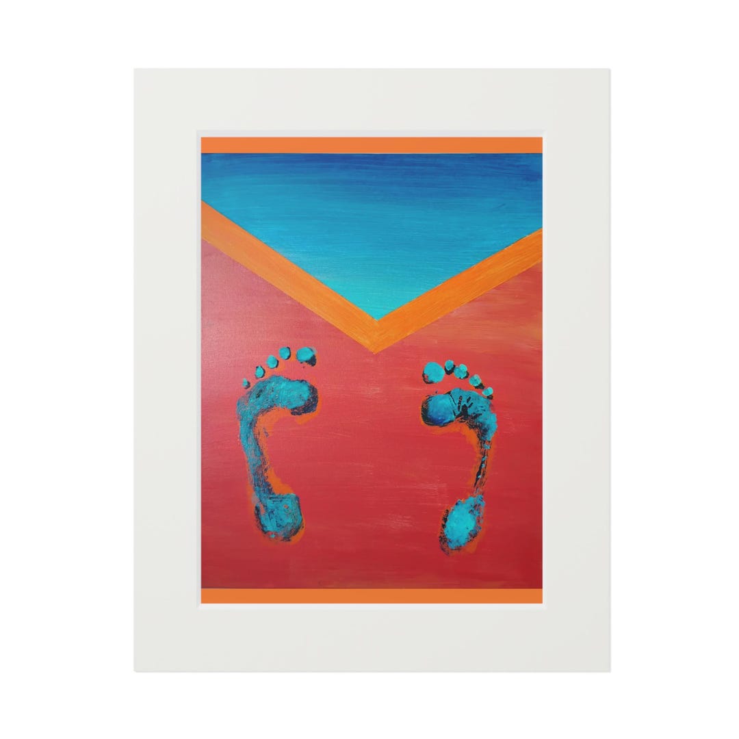 Taking It All In: Foot Print Art Paintings - Fine Art Prints ...