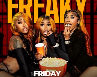 Friday Night Club Flyer | Editable Canva | Digital Download
