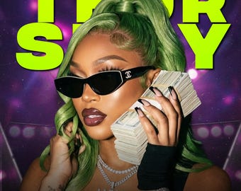 Club Party Party Flyer | Editable Canva | Digital Download
