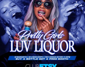 Ladies Night Flyer Template | Girls Night Out Party Invite (Digital Download)