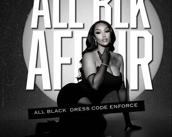 Club Party Party Flyer | Editable Canva | Digital Download