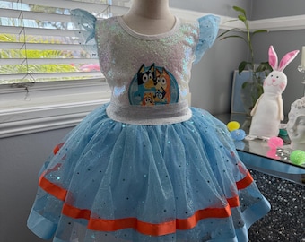 Bluey 2 piece tutu
