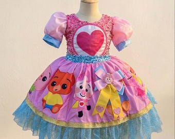 Vestido rosa Plim Plim