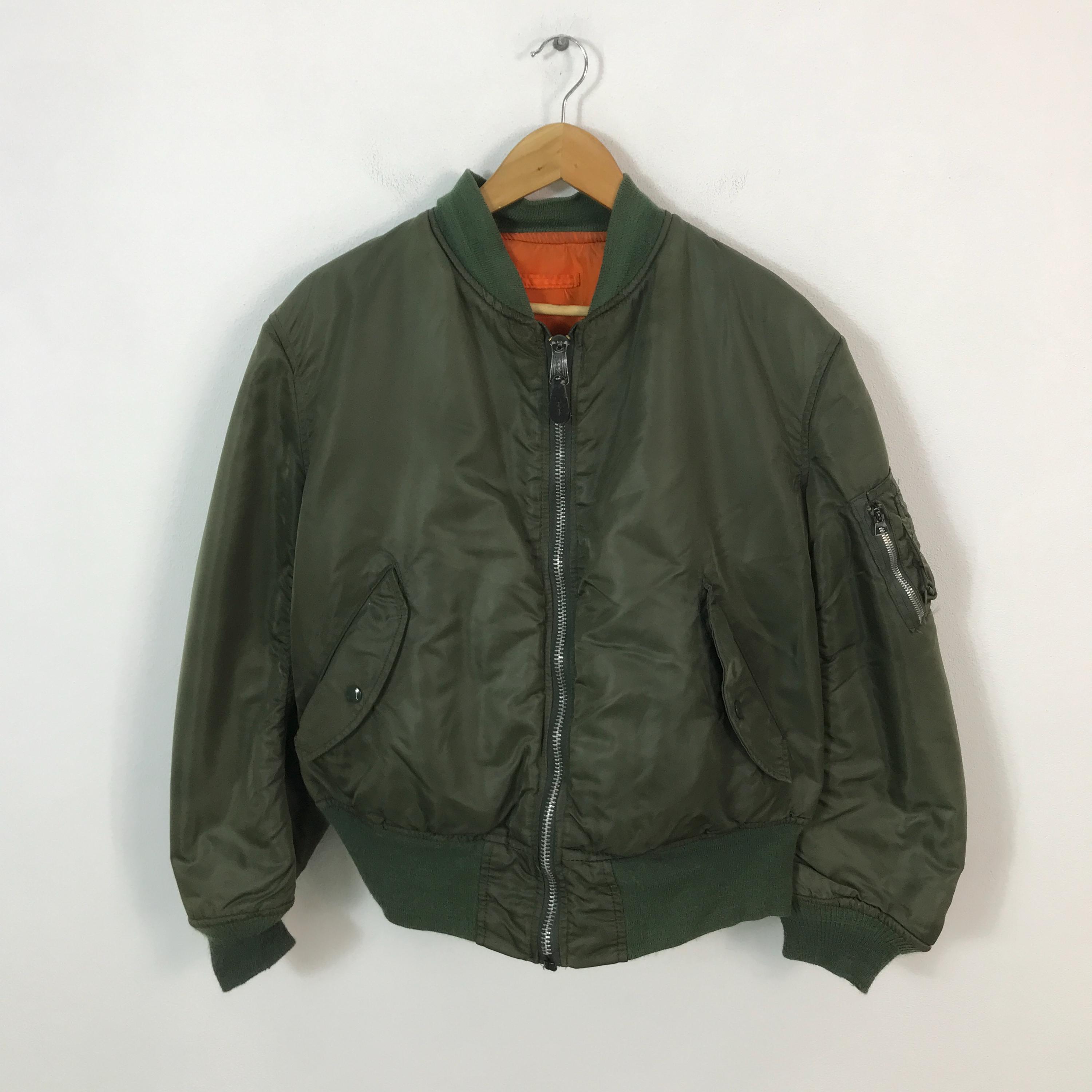Vintage Ma-1 Jacket Flyers Bomber Alpha Industries Jacket - Etsy