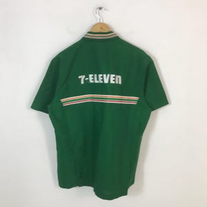 Vintage 7 eleven work Japan uniform shirt jacket
