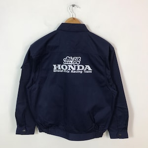 Vintage Honda Mugen grand prix racing team Japan uniform jacket