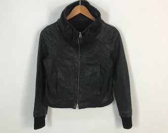 Vtg Paper Chest Japan Bono Design Leather Jacket - Etsy Canada