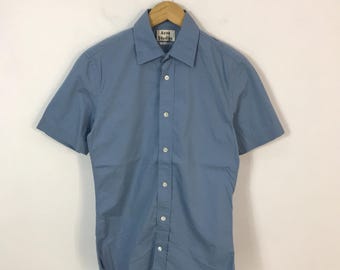 Vtg acne studios slim fit design button up shirts