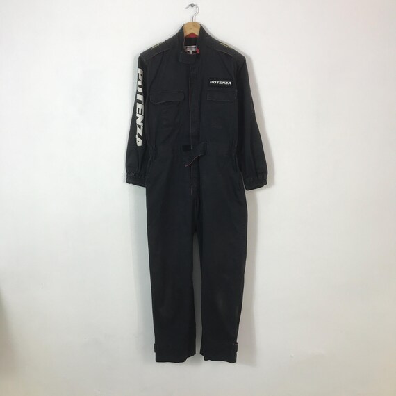 Vintage Potenza racing coverall Black Jacket