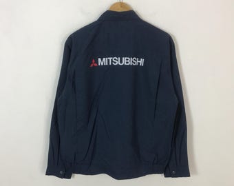 ヴィンテージ三菱電機作業服ユニフォーム/日本製ワークジャケット