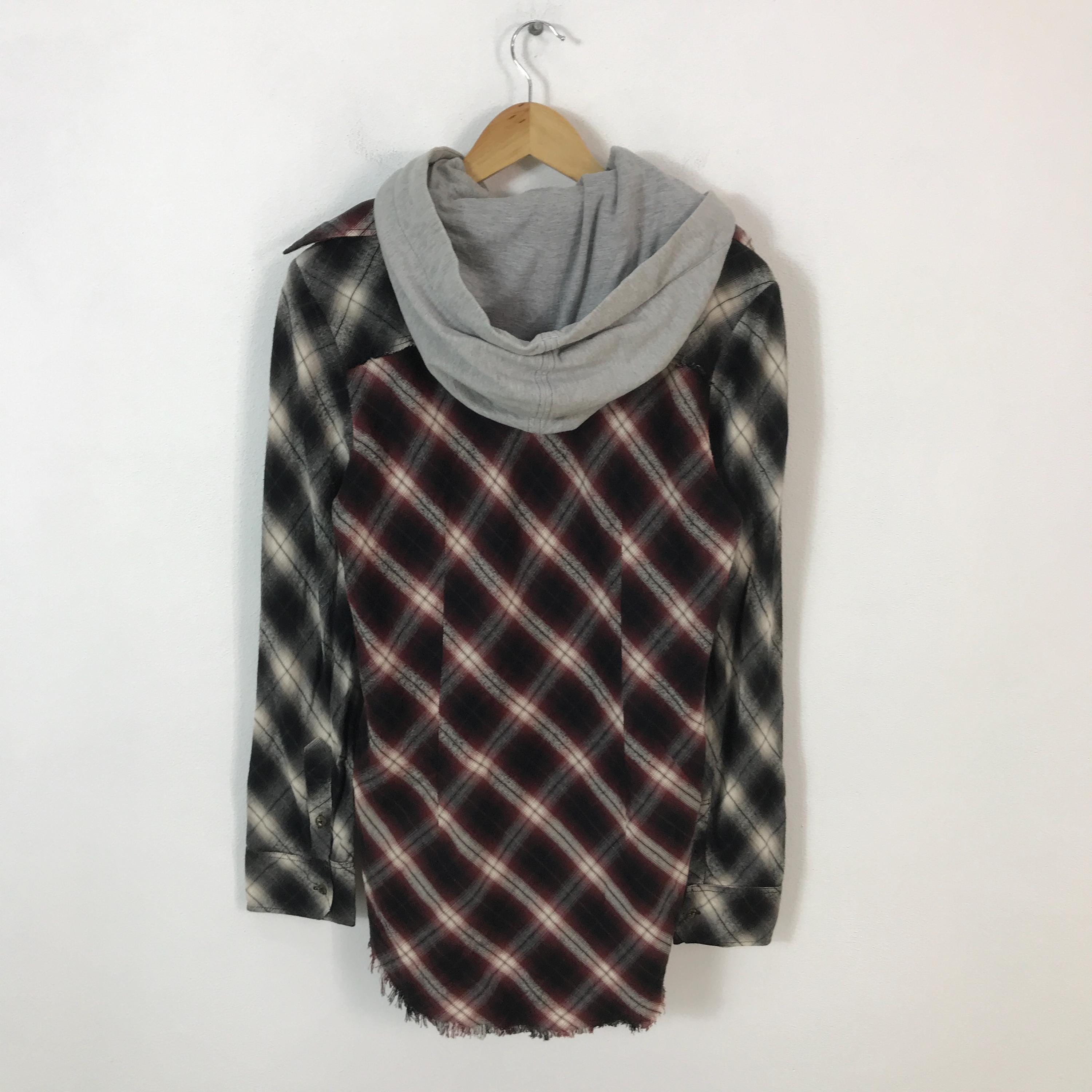Vtg 14th Addiction Tartan Punk Japan Style Double Zipper Jacket