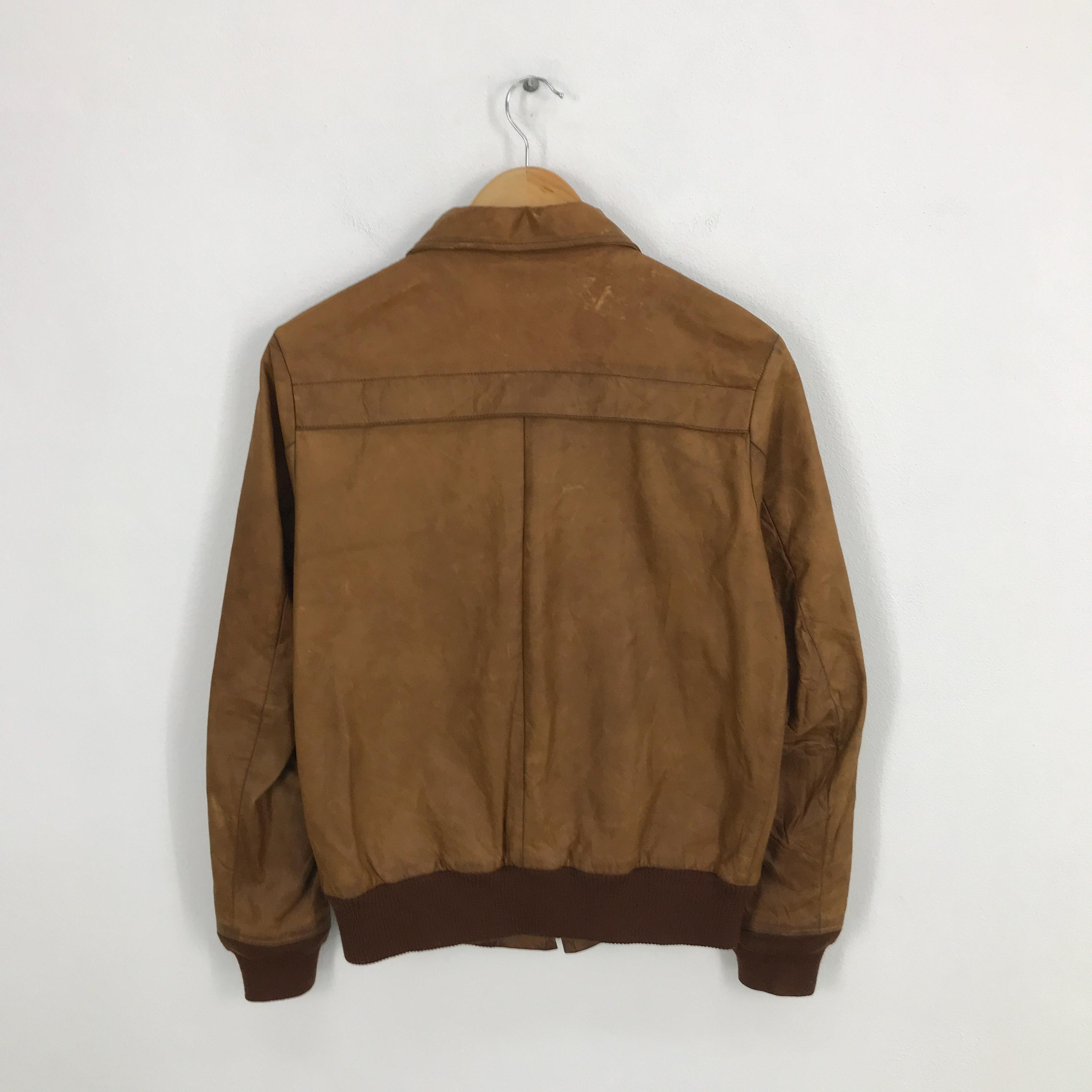 Vtg Liquid Japan Leather Bomber Jacket Zip Riri - Etsy