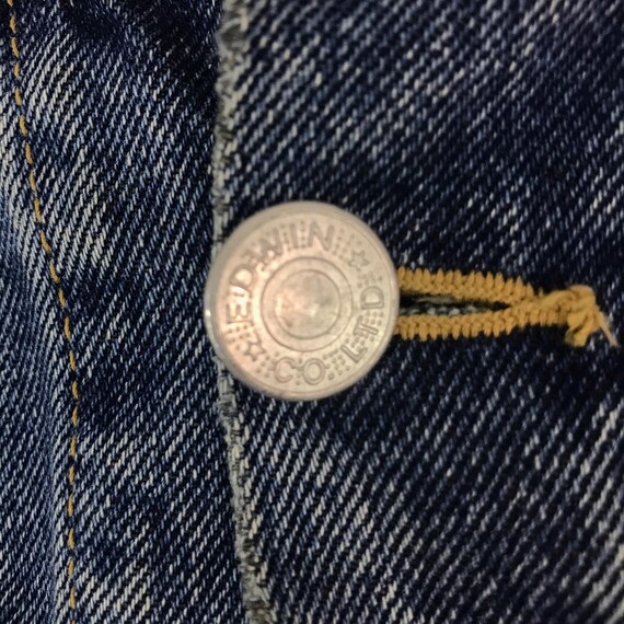 Vintage edwin Tracker denim button jacket - image 6