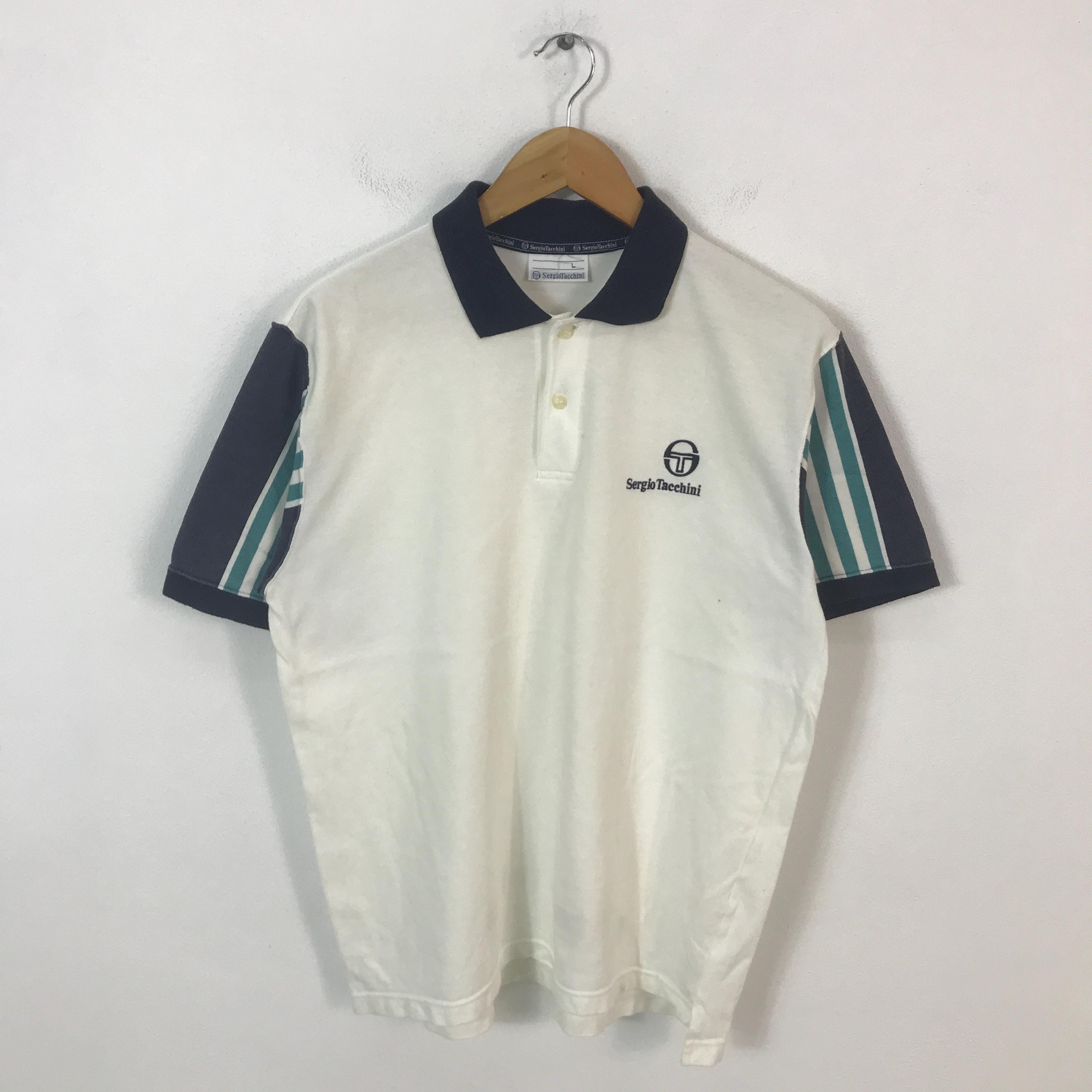 ヴィンテージ sergio tacchini ポロ デザイン シャツ - Etsy 日本