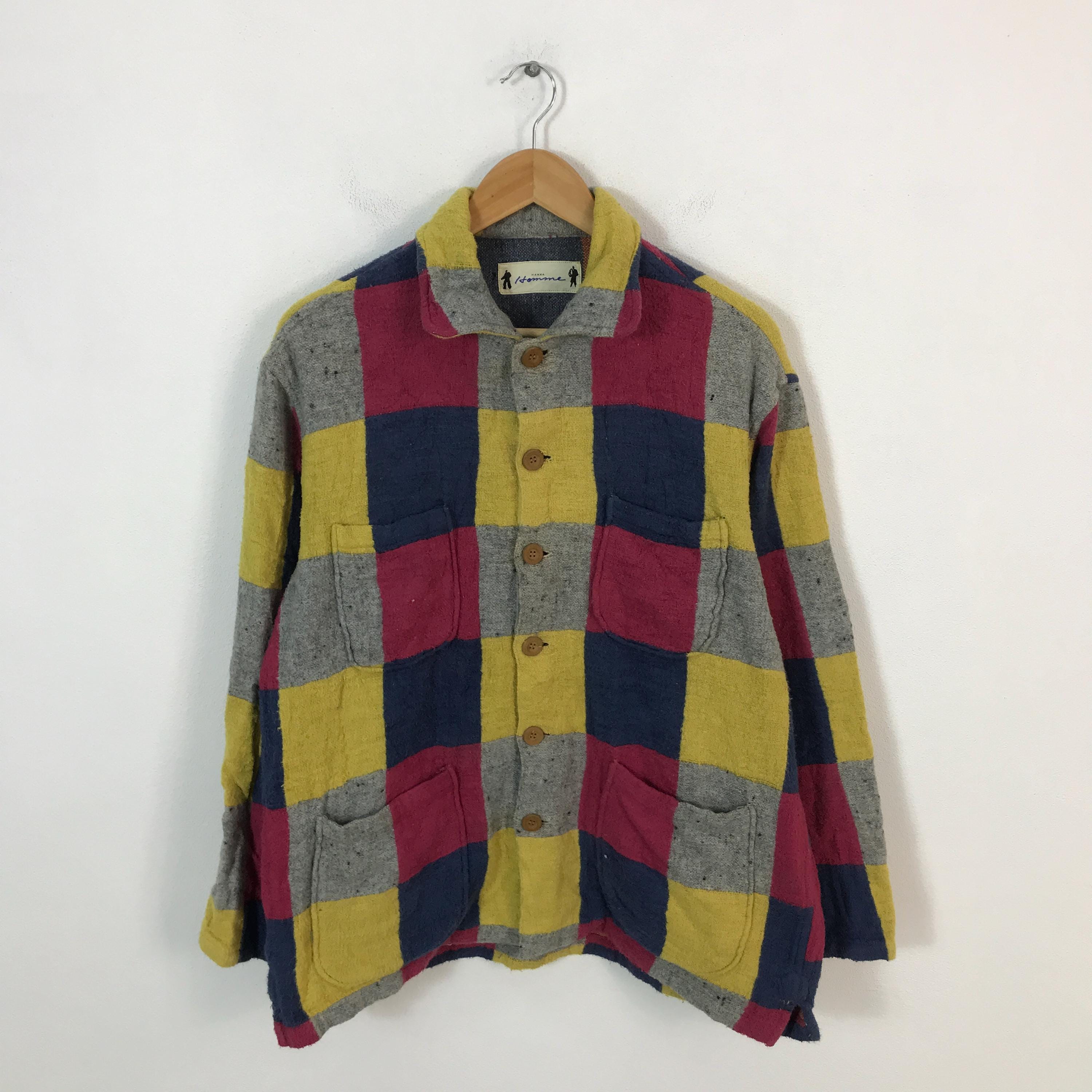 Vintage Hakka Homme Japan Multicolour Blazer Coat Jacket - Etsy Israel