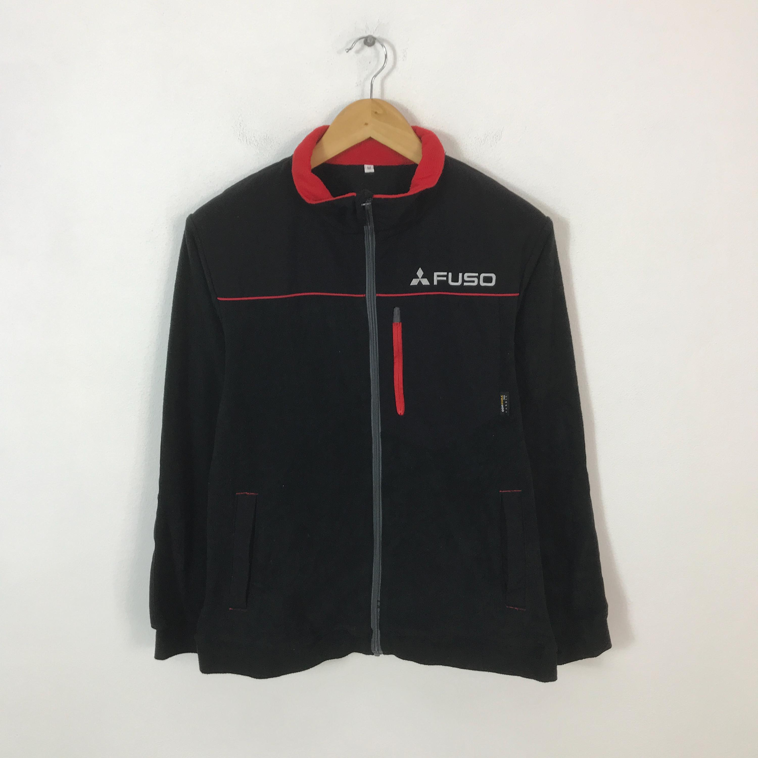 ヴィンテージ 三菱ふそう レーシング フリース ジッパー ジャケット