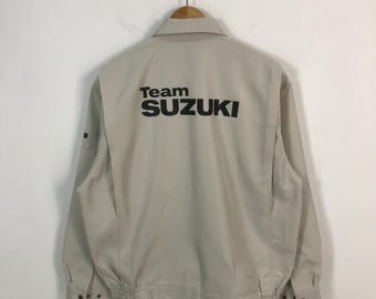 Vtg Suzuki Racing Work Uniform Japan Jacket - Etsy