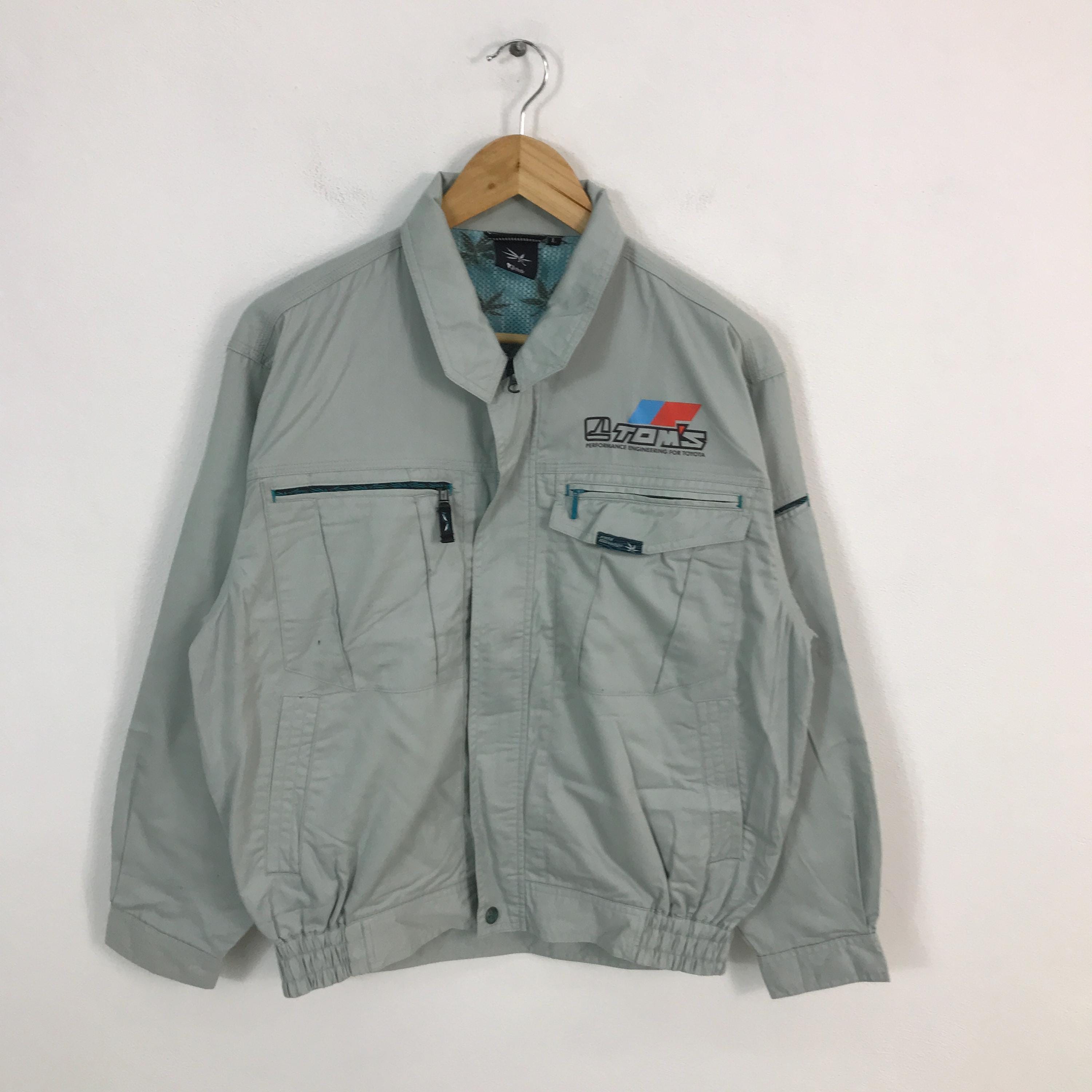Vtg Tom's Racing Toyota Jacket Japan Erformance Engineering for