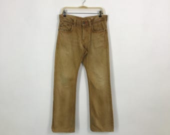 Vtg edwin Brown baggy Bootcut denim jean Size 30