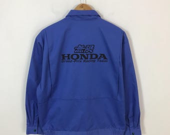 Vintage Work Jacket Custom Honda Mugen Racing Japan Brand Work