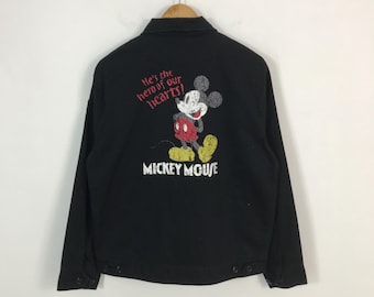 Vtg mickey mouse zipper jacket