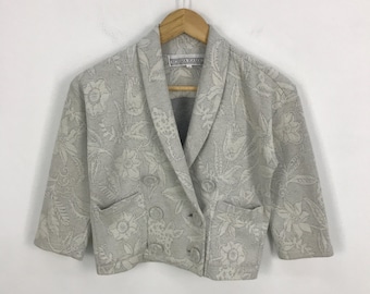 ヴィンテージ ノーマ カマリ クロップド デザイン ウーマン ジャケット