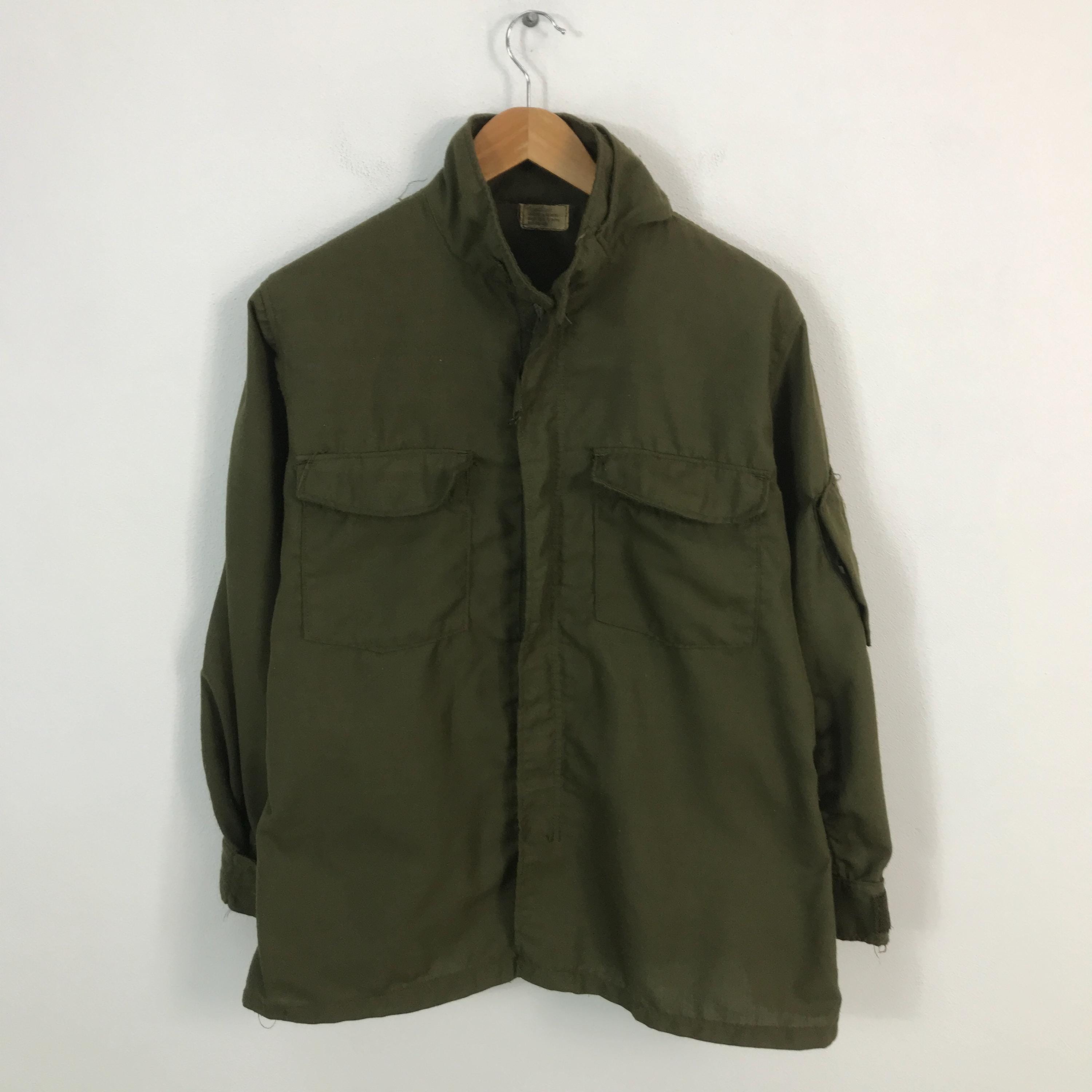 Vintage Us Army Dsa100-71-c-1435 Zipper Jacket - Etsy