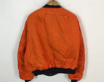 Vtg Flyer's Man Intermediate Ma-1 Bomber Jacket - Etsy