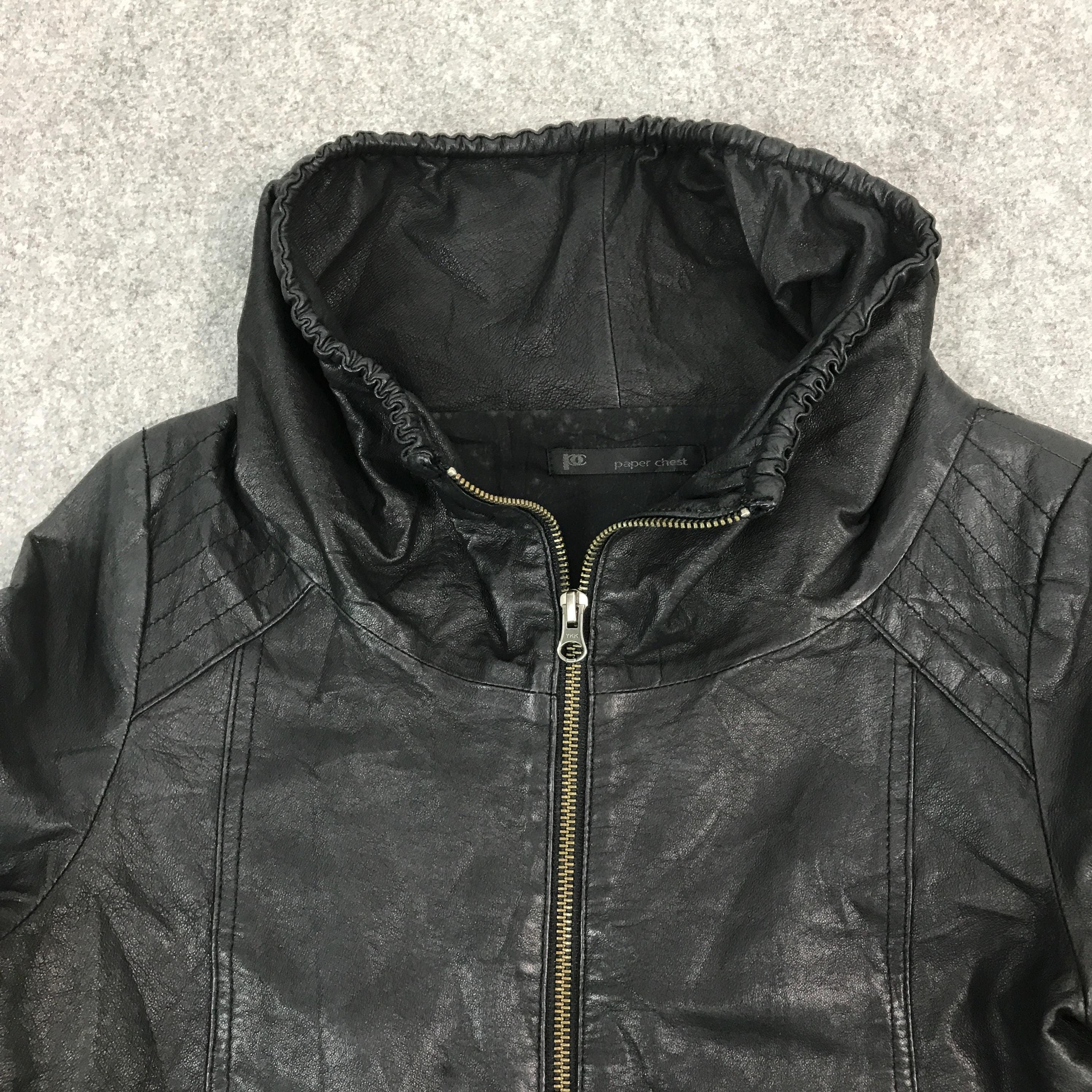Vtg Paper Chest Japan Bono Design Leather Jacket - Etsy Canada