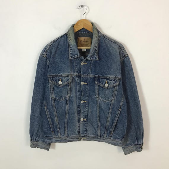 Vintage edwin Tracker denim button jacket - image 1
