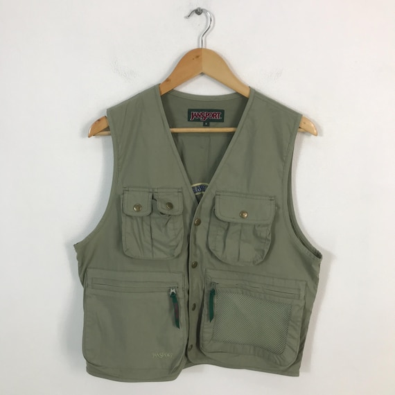 Vtg Jansport Tactical Vest design jacket