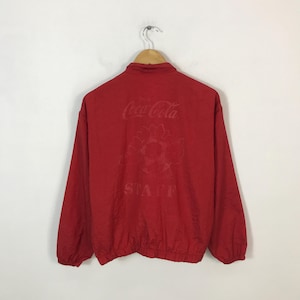 Vintage 90s coca cola Windbreaker shirt jacket