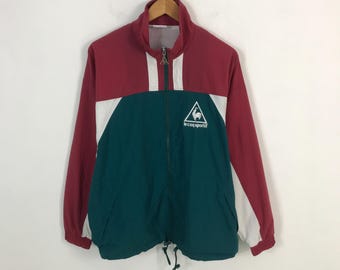 Vtg Le coq sportif zipper multicolour jacket