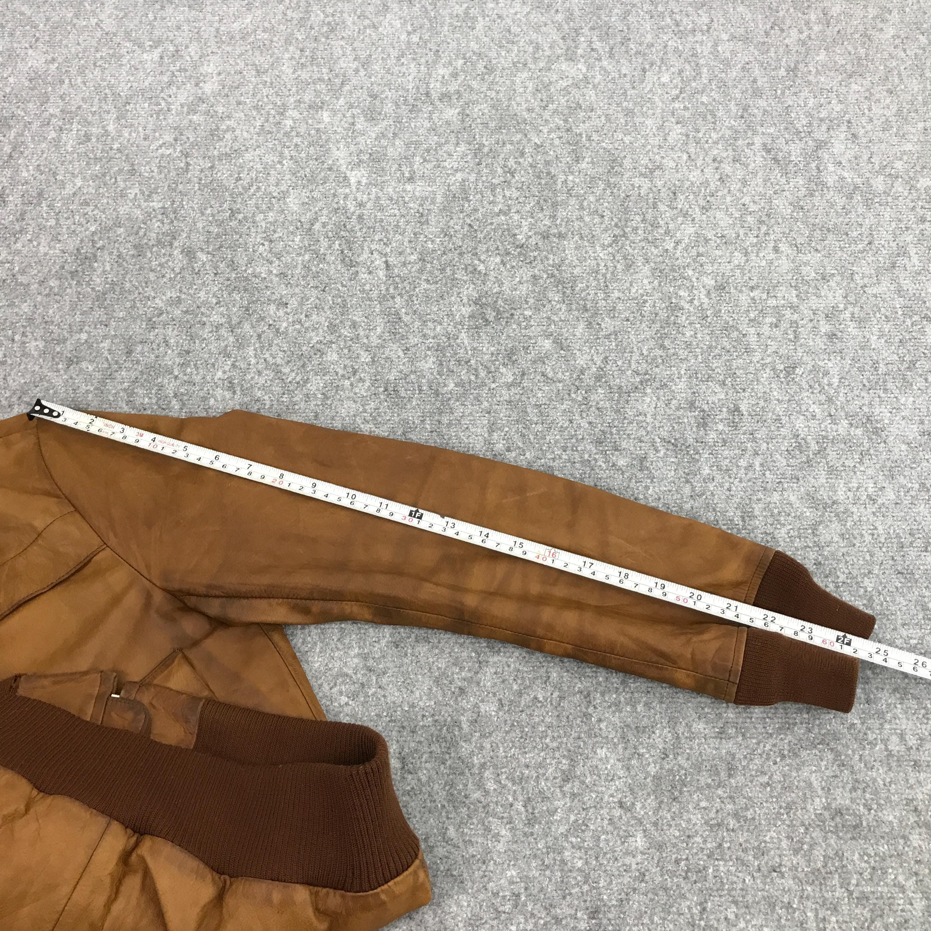 Vtg Liquid Japan Leather Bomber Jacket Zip Riri - Etsy