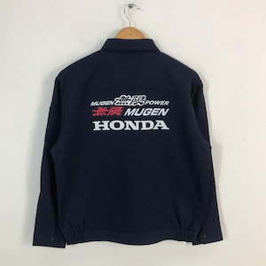 Vtg Honda racing team work uniform custom jacket