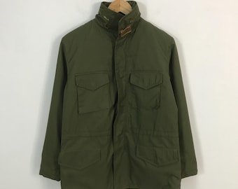 Veste Alpha Industries M65 OG107 - Field Coat Vietnam - US Army - Vintage Taille S