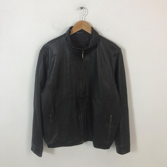 vintage pierotucci leather JKT Black Leather Jacket Pierotucci Jacket Vintage Pierotucci Leather