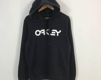 Vintage 1990s Oakley Graphic Hoodie / 90s Hoodie / Vintage Sweater