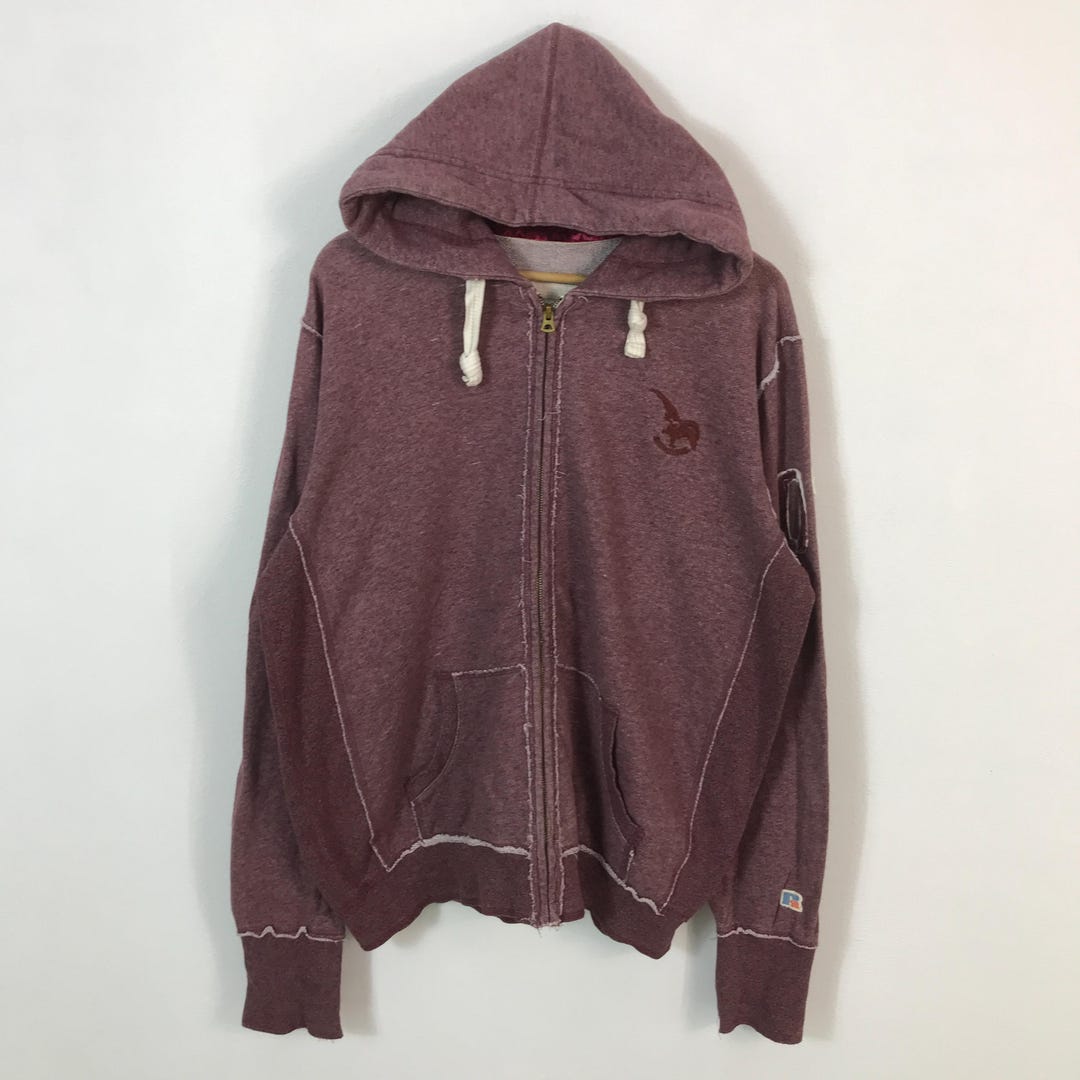 Vintage Russell Athletic Zipper Hoodie Jacket - Etsy