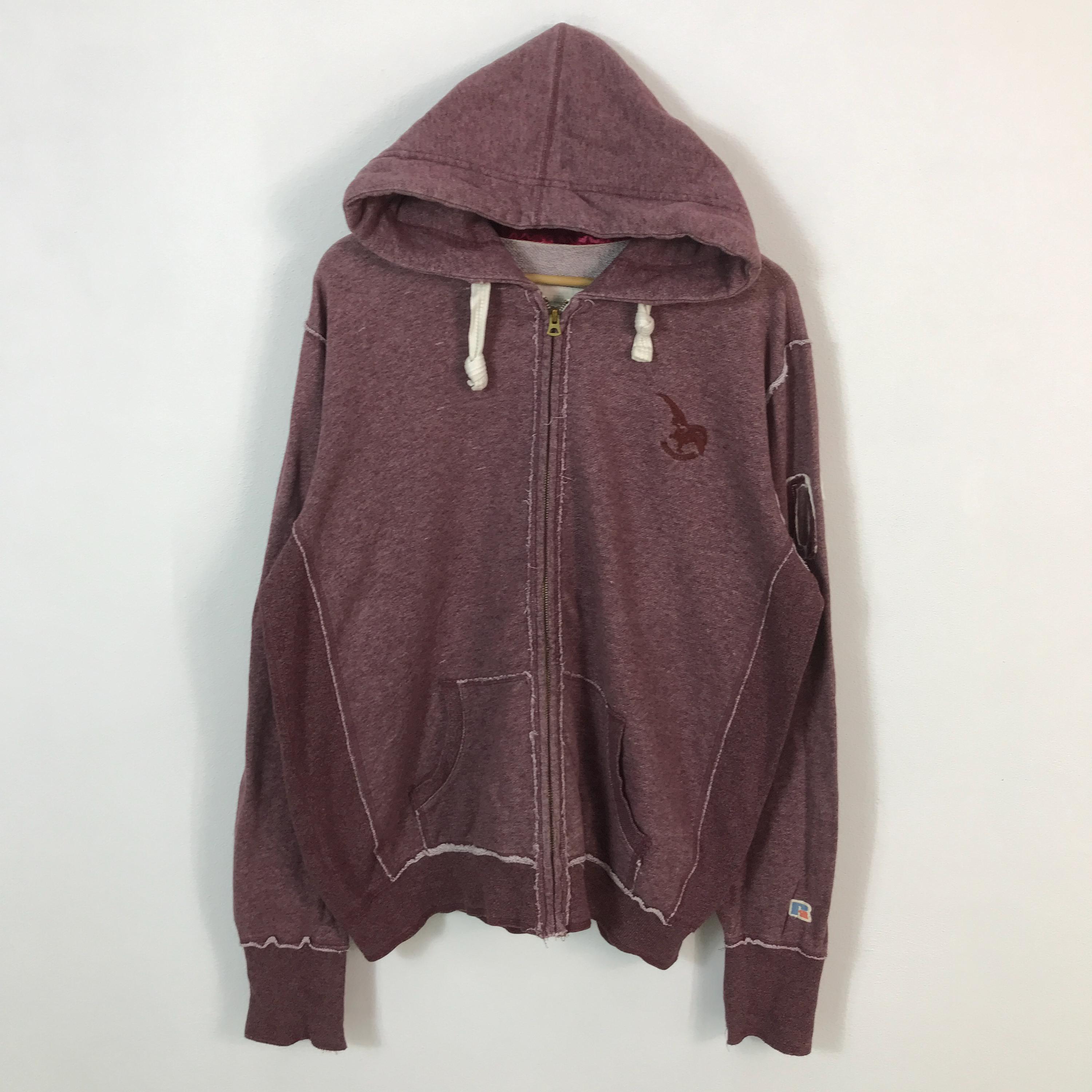 Vintage Russell Athletic Zipper Hoodie Jacket - Etsy
