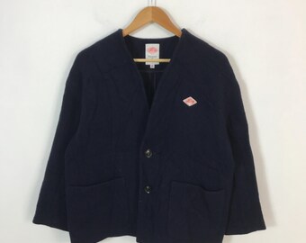 Danton Vetements De Travail Shawl Collar French Workwear Jacket