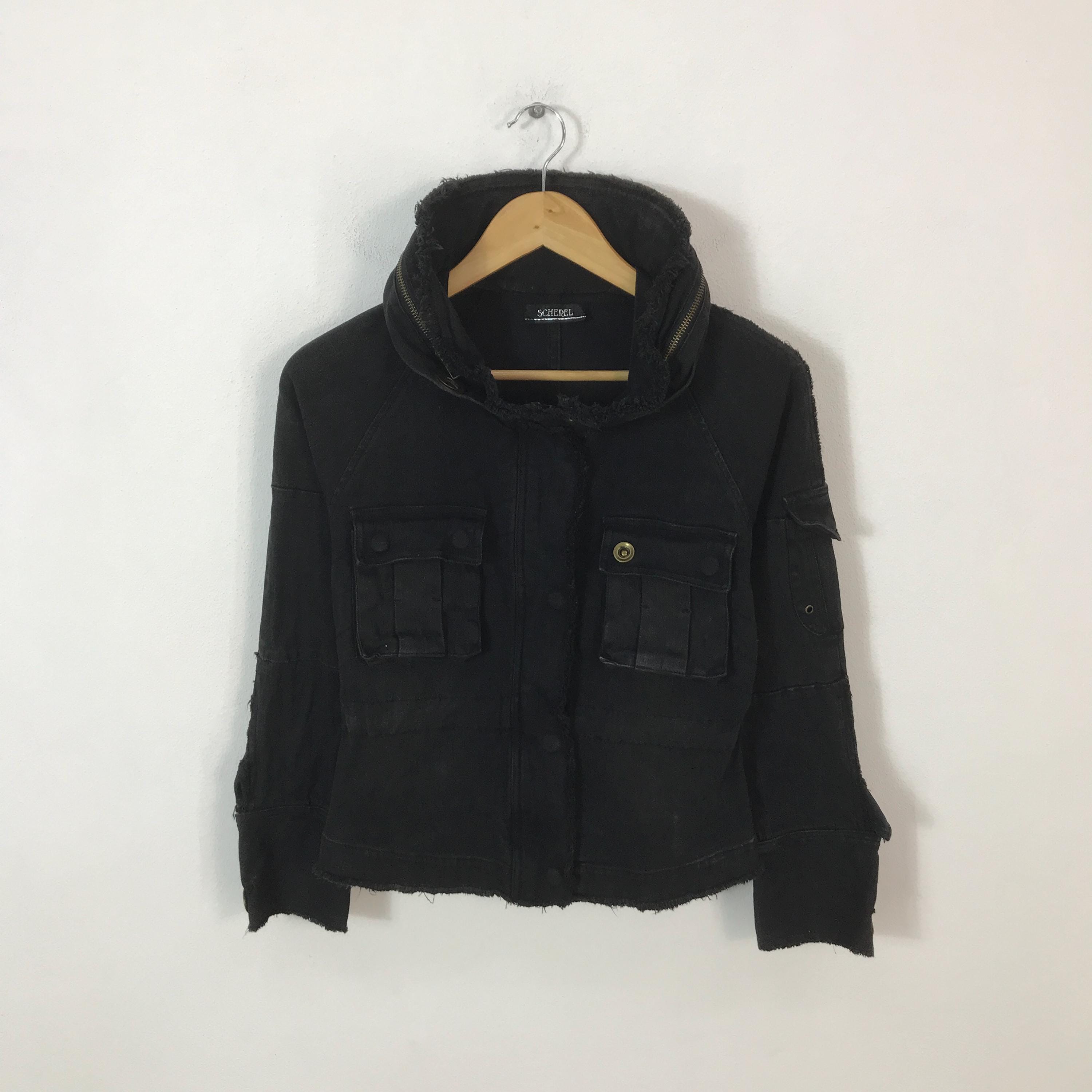 ジャケット・アウター 00s no id. leather jacket hoodie bono 14th Addiction Asymmetrical Hooded Bono Leather Jacket – Paroxa