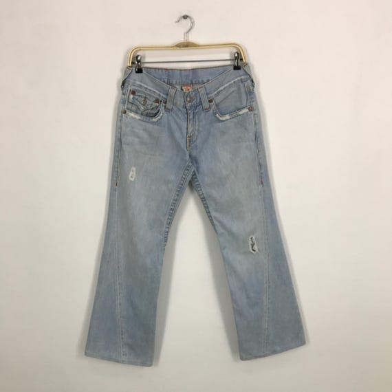 パンツ True religion Flare denim pants TRUE RELIGION Joey Girls High Rise Flare Jeans - Dark Wash