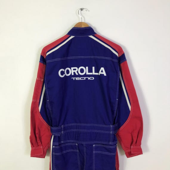 Vintage Toyota Corolla Tecno Racing coverall Japan Jacket View 5