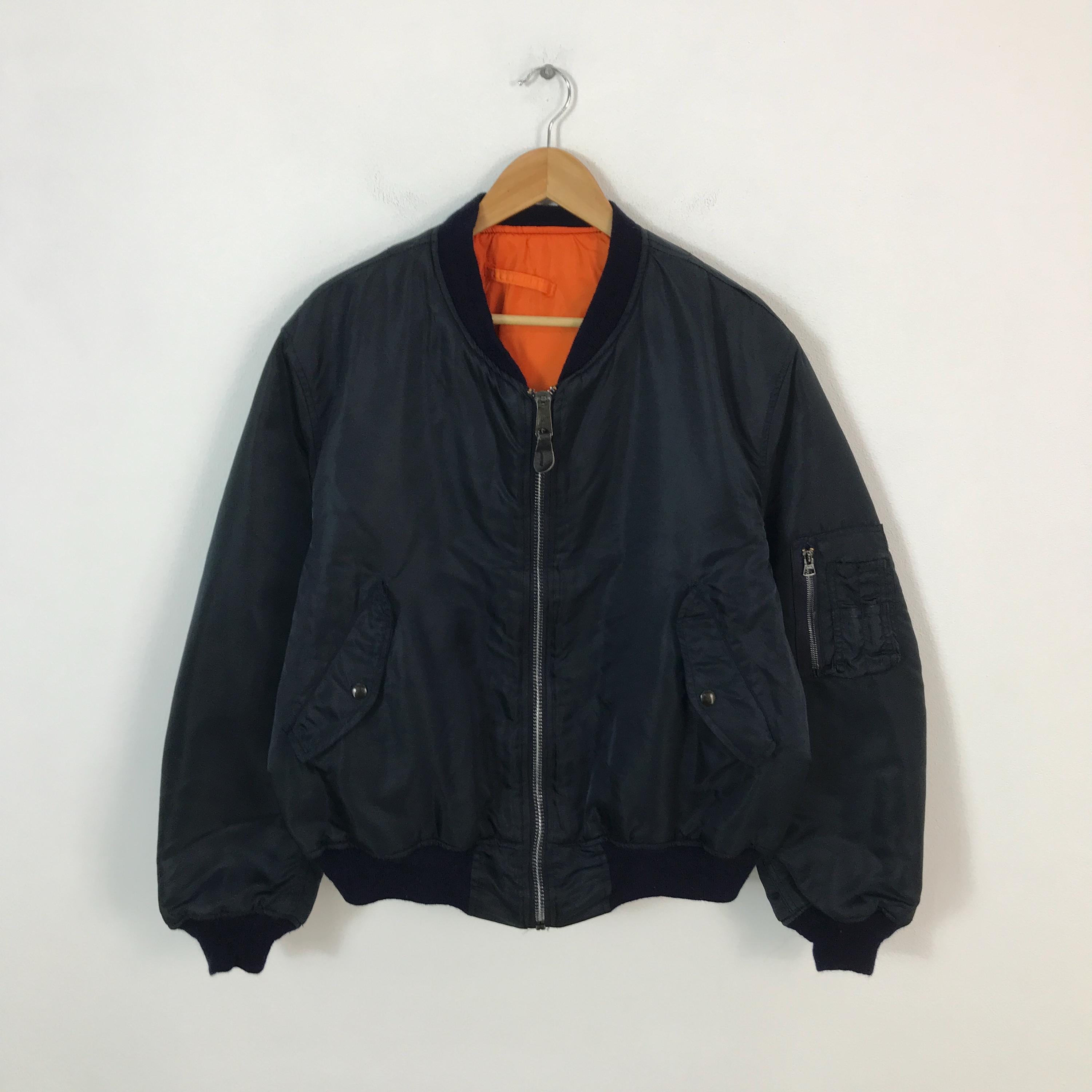Vtg Flyer's Man Intermediate Ma-1 Bomber Jacket - Etsy