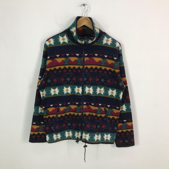 Mizuno, Vintage Mizuno all sports Fleece Navajo zipper jacket