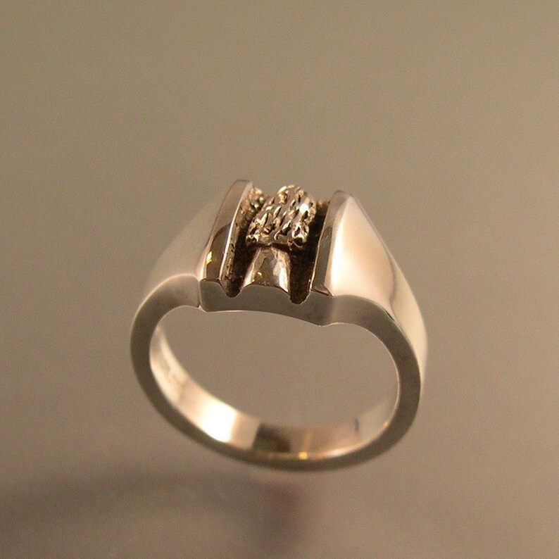 Morel Mushroom Ring Mushroom Ring Morel Jewelry Sterling Etsy