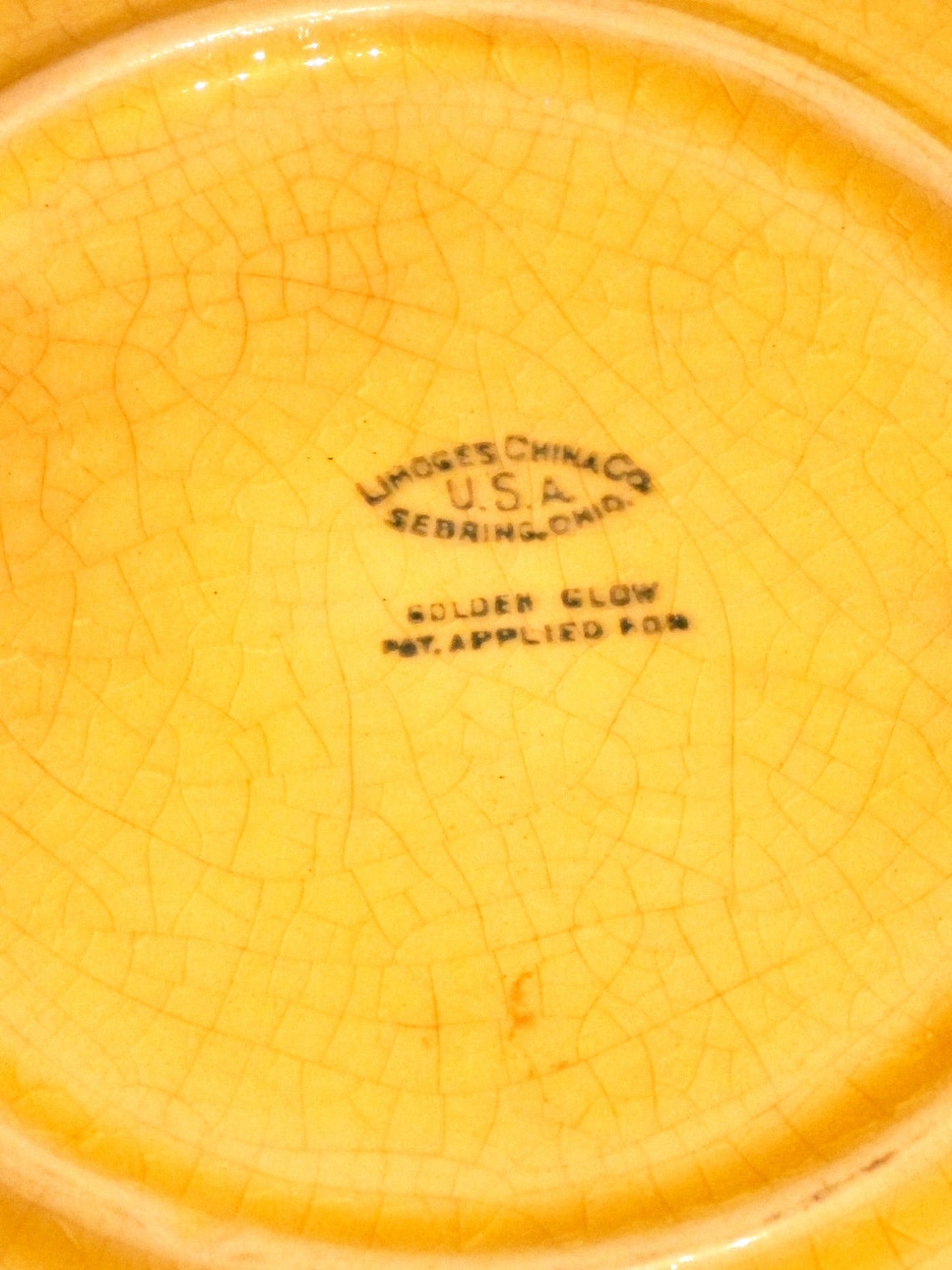 Set of Four 1920s Plates in Pattern Golden Glow by Limoges Etsy